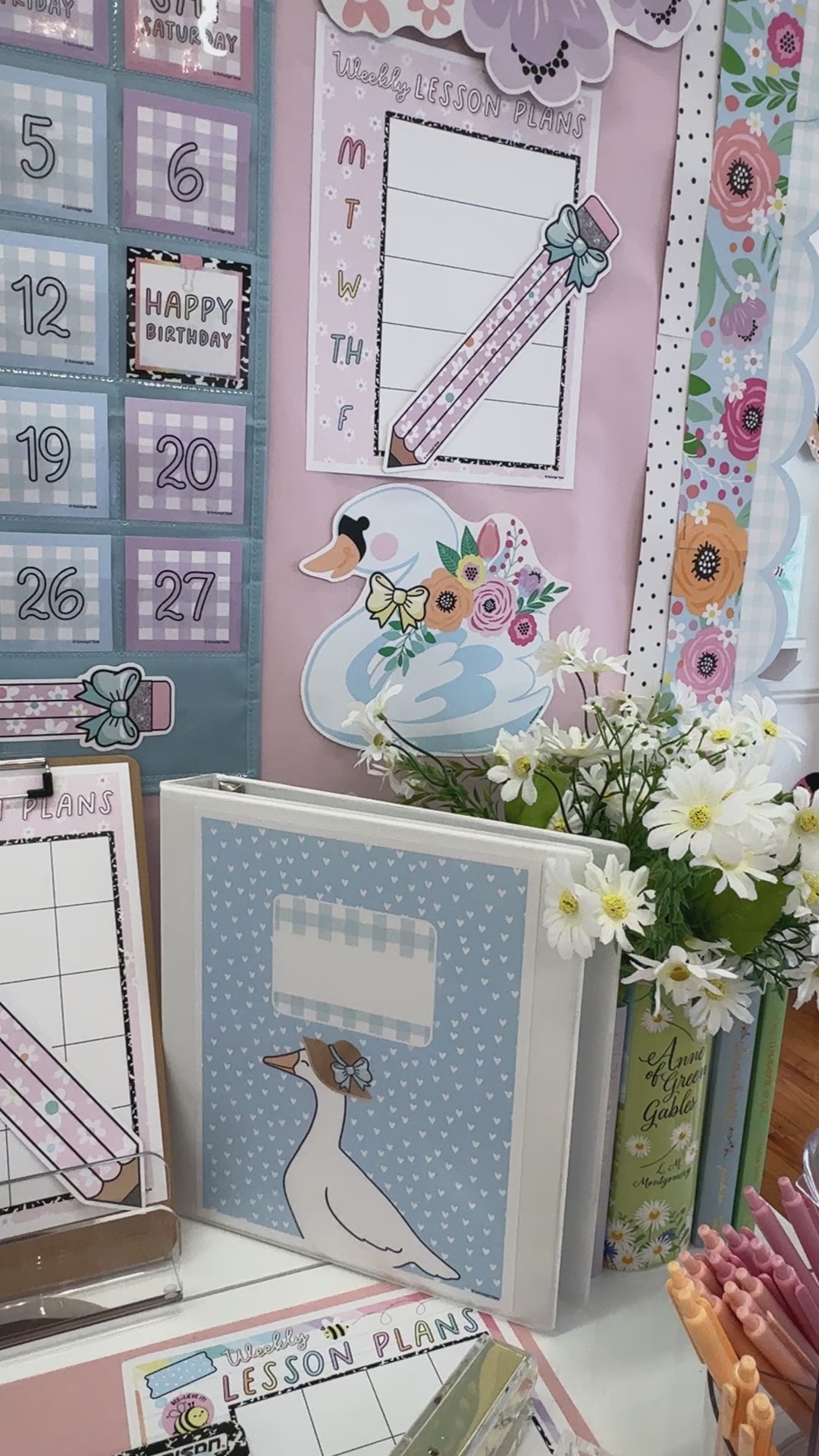 pastel editable lesson plan templates 