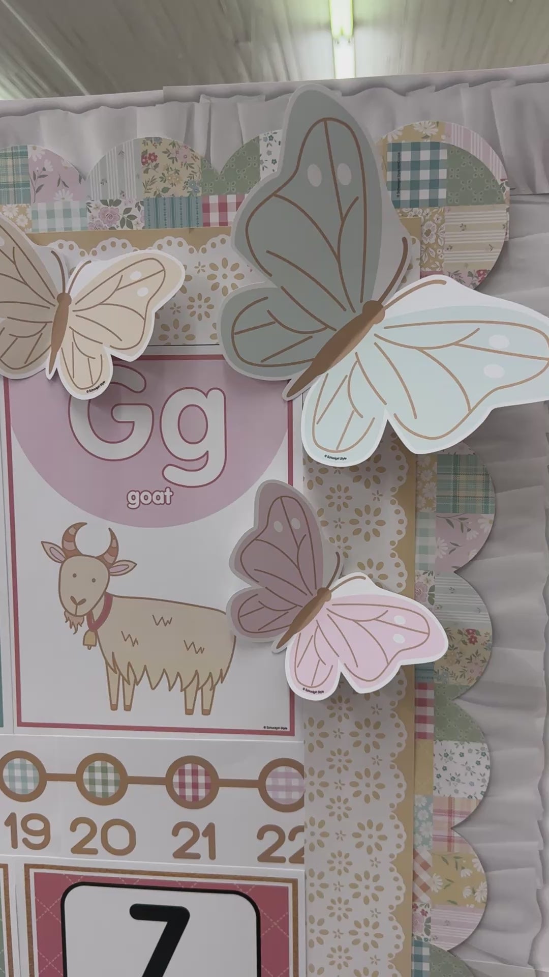 miss honey cottage classroom butterfly cutout