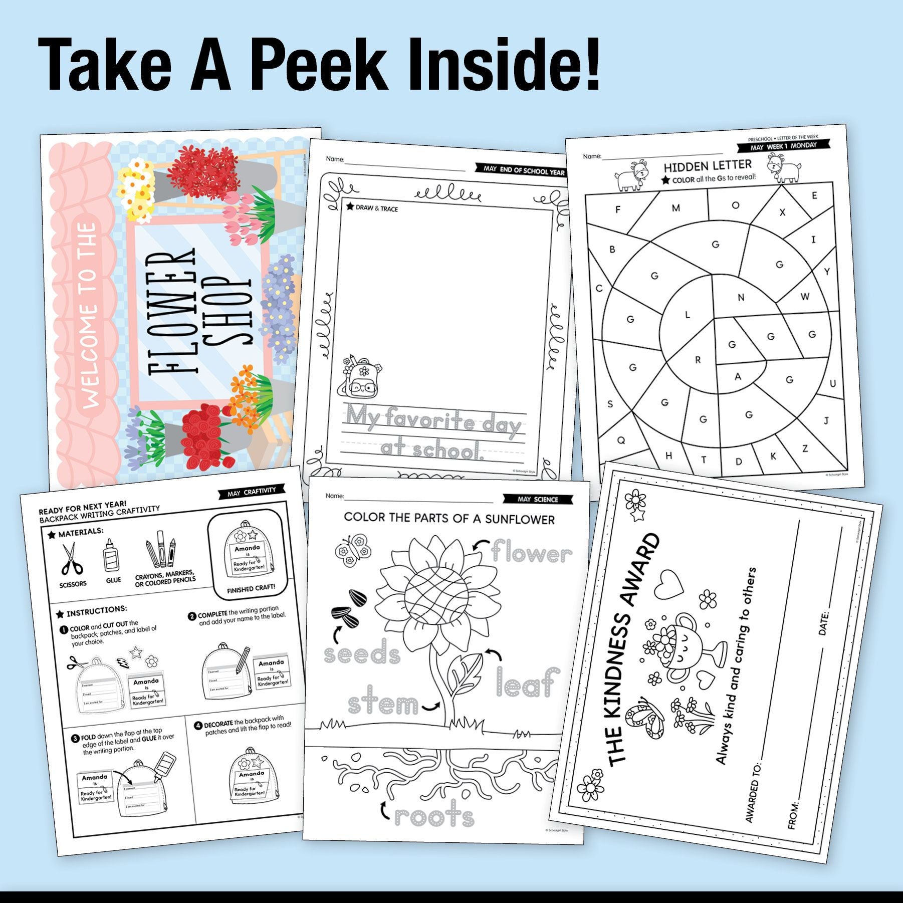 Ultimate Preschool May Thematic Unit Bundle