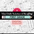 Load image into Gallery viewer, Printable First Grade May Daily Math

