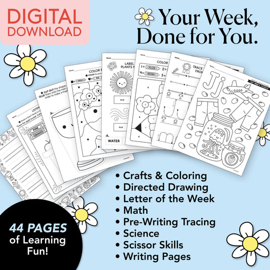 Printable Preschool May Week 4 Resources