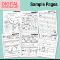 Load image into Gallery viewer, Printable Bridge To Second Grade Digital Summer Workbook
