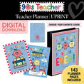 Load image into Gallery viewer, Printable Teacher Planner | 90s Teacher
