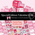 Load image into Gallery viewer, Printable Valentines Cutouts Bundle | Special Edition: Valentine's Day
