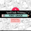 Load image into Gallery viewer, Printable First Grade April Daily Writing

