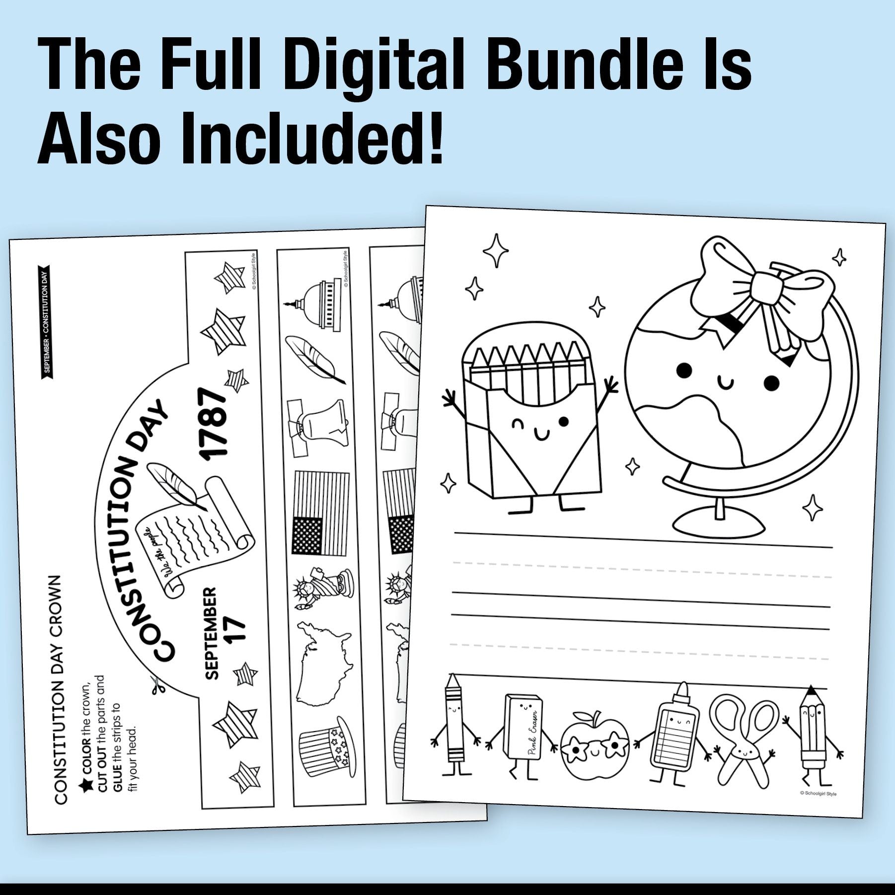 Big Book of September Preschool Thematic Unit Bundle