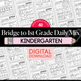 Load image into Gallery viewer, Printable Bridge To First Grade Daily Mix Digital Summer Workbook
