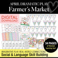 Load image into Gallery viewer, Printable April Dramatic Play Farmer's Market
