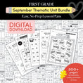 Load image into Gallery viewer, First Grade September Thematic Unit Bundle
