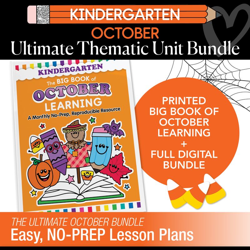 Big Book of October Kindergarten Thematic Unit Bundle