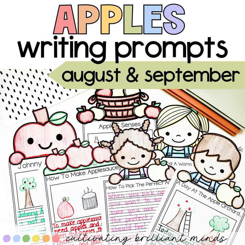 Apple Writing Craft | Fall | Writing Prompts | Page Topper | Back to School