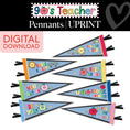 Load image into Gallery viewer, Printable Retro Inspirational Pennants | 90s Teacher
