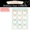 Load image into Gallery viewer, Printable Calming Birthday Chart | Miss Honey's Cottage Classroom
