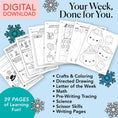 Load image into Gallery viewer, Printable Preschool January Week 2 Resources
