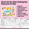 Load image into Gallery viewer, Printable Kindergarten May Daily Morning Work
