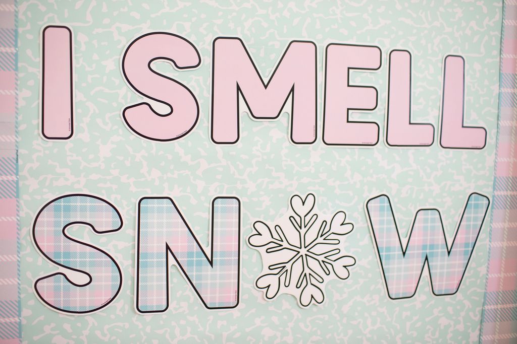 Printable Winter in Stars Hollow Door Decor Bulletin Board Set and Cutouts Bundle