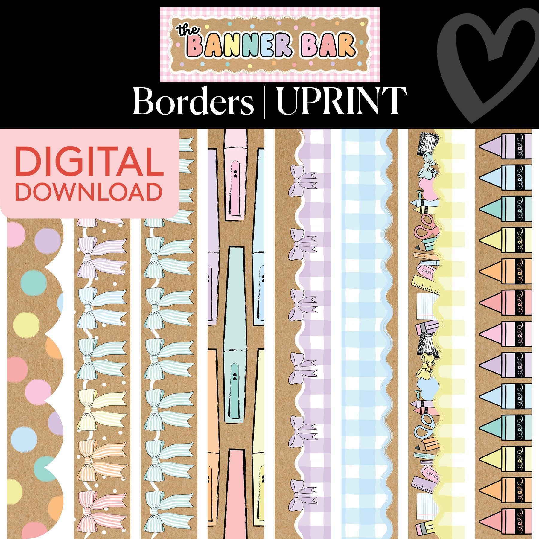 Printable Border Bundle 1