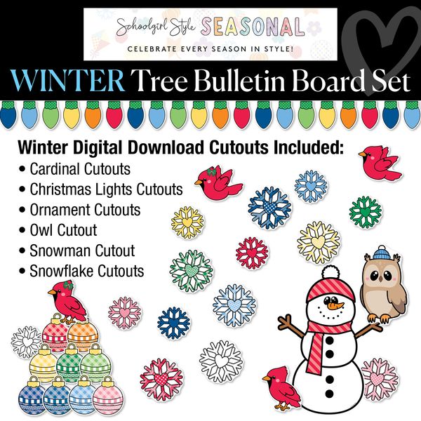 90s Teacher Tree Classroom Decor Bundle