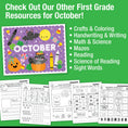 Load image into Gallery viewer, Printable First Grade October Daily Morning Work
