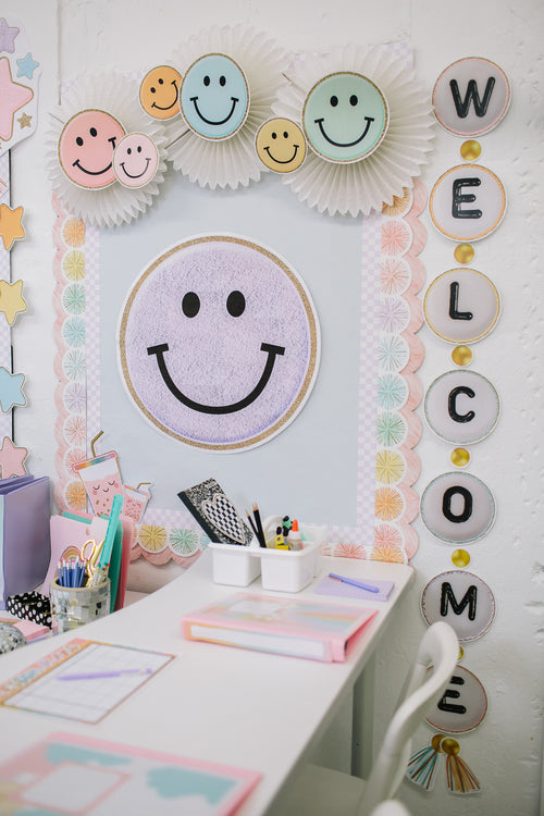 Schoolgirl Style / Stylish Classroom Decor for Teachers, How we hang  lanterns (and disco balls 😉) from the ceiling in 3 easy steps. 👇🏻🪩  First! You will need fishing line, scissors, a