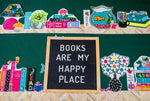 Reading Door Decor & Bulletin Board Set | Reading Month Classroom Decor UPRINT | Schoolgirl Style