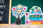 Reading Door Decor & Bulletin Board Set | Reading Month Classroom Decor UPRINT | Schoolgirl Style