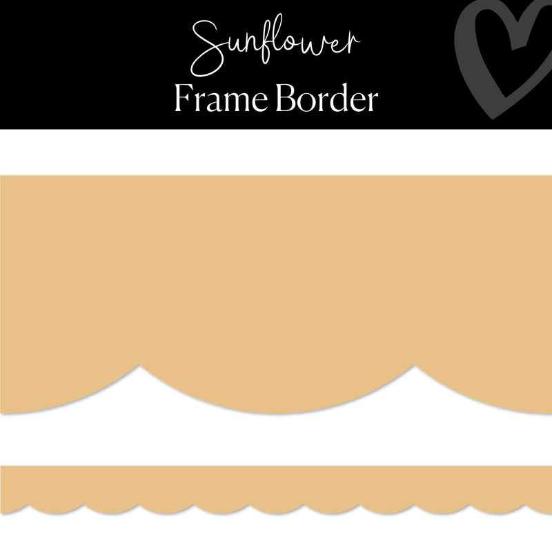 Sunflower Classroom Border Good Vibes Frame Border by Flagship