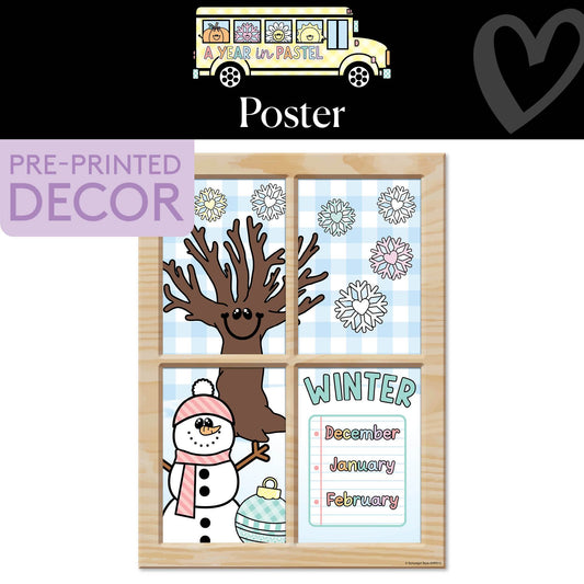 Winter Poster | A Year In Pastel