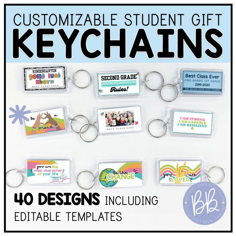 Keychain Student Gifts | Good Luck Charm | Customizable Gifts