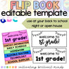 Meet the Teacher Editable Back to School Flipbook Template | Open House | Parent