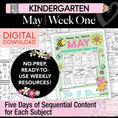 Load image into Gallery viewer, Printable Kindergarten May Week 1 Resources
