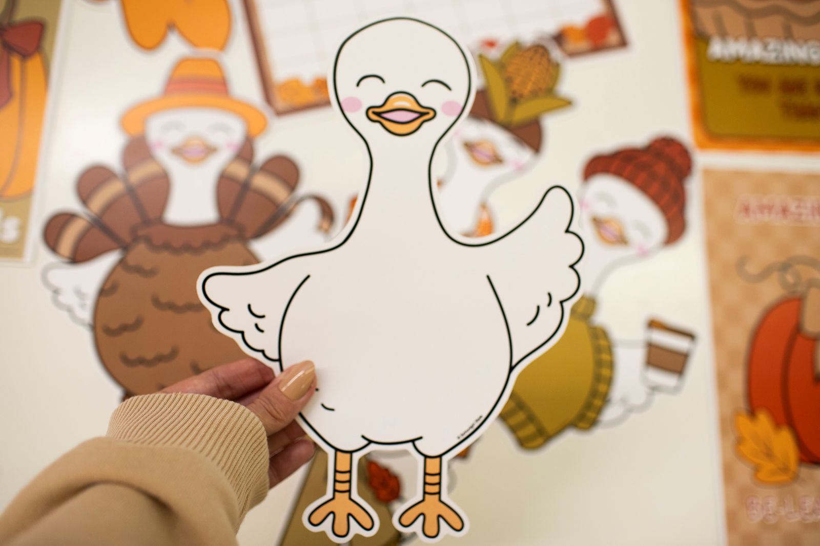 Printable Thanksgiving Goose and Costumes | Pumpkin Spice and Everything Nice