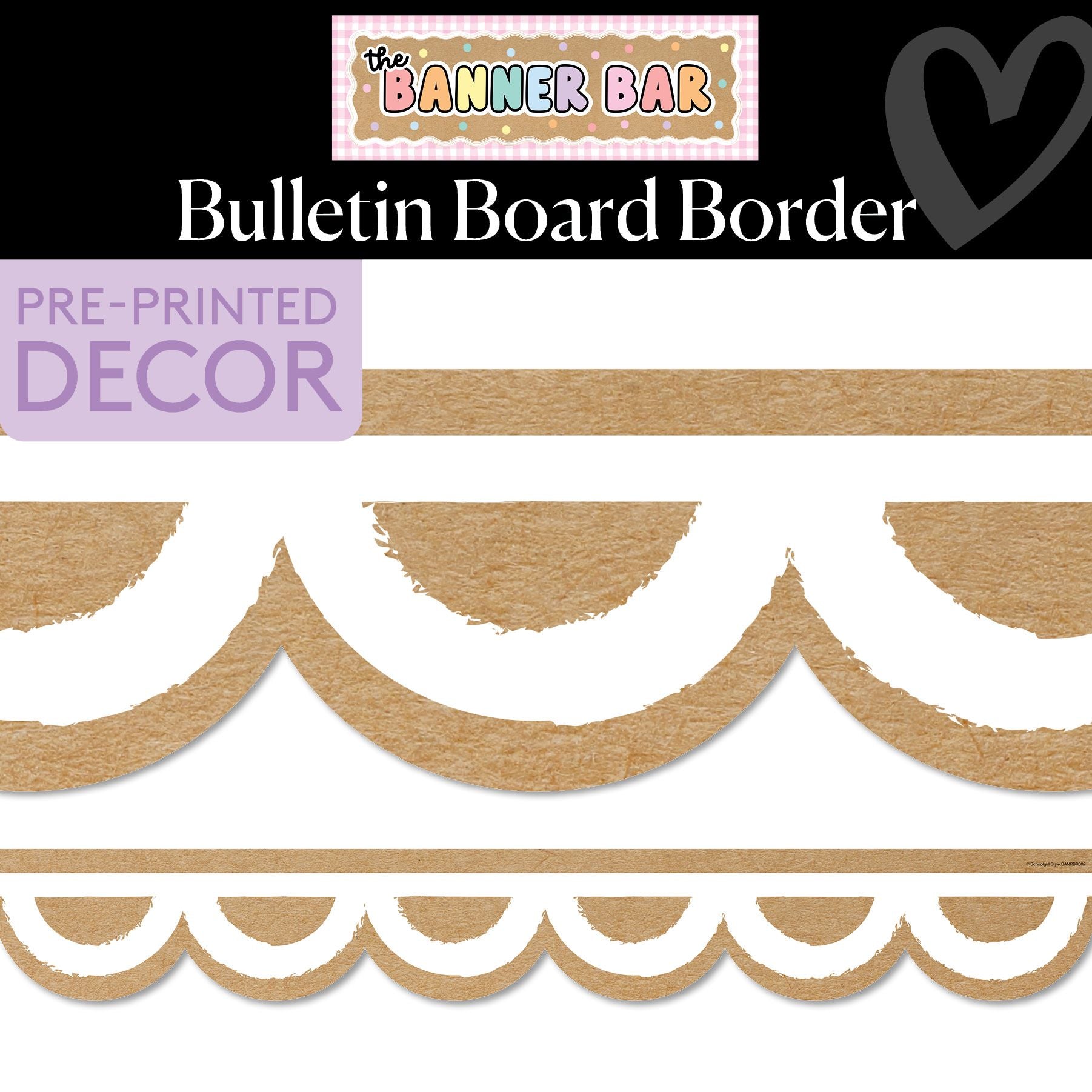 Sweet Scallops Bulletin Board Border | Banner Bar