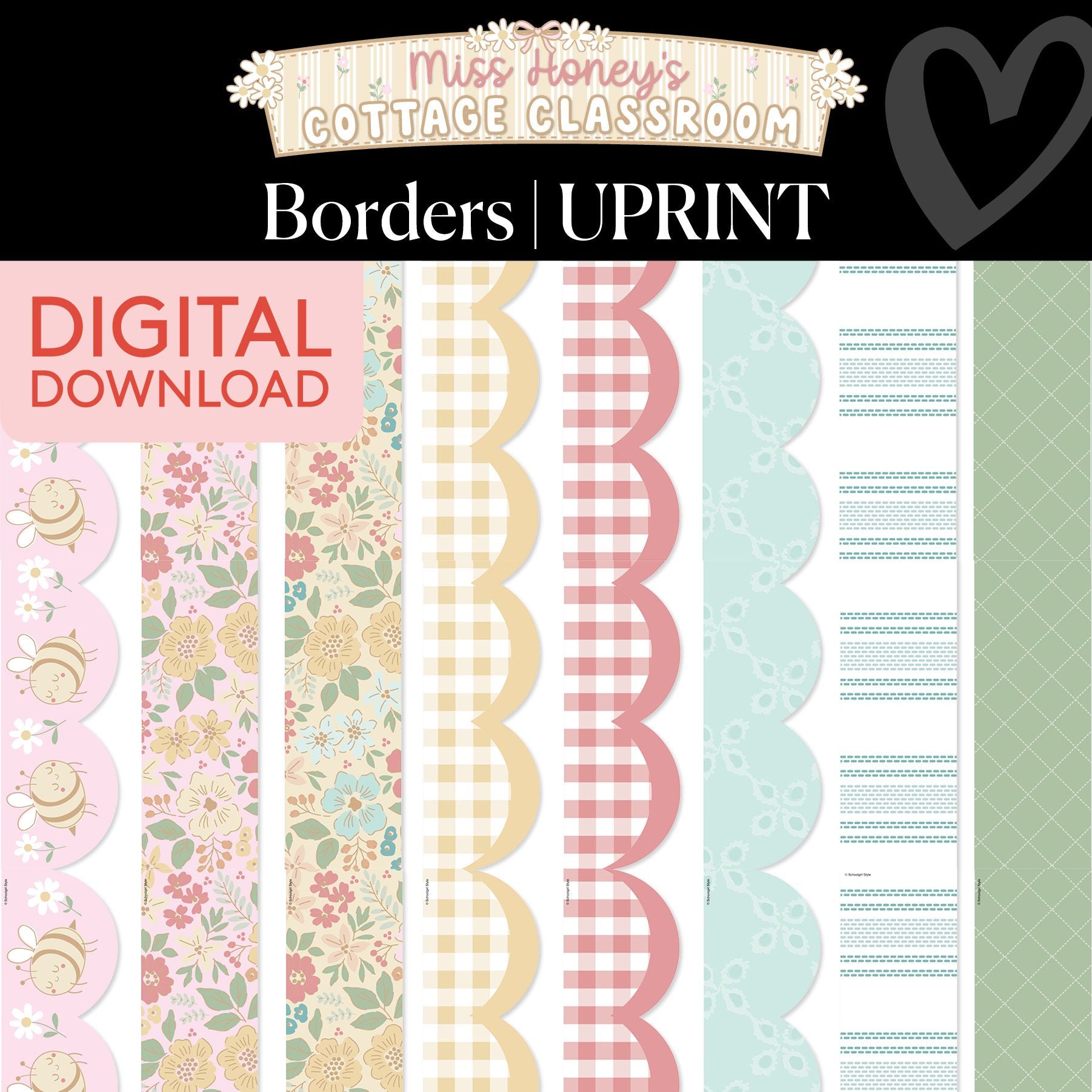 Printable Border Bundle 3 | Miss Honey's Cottage Classroom