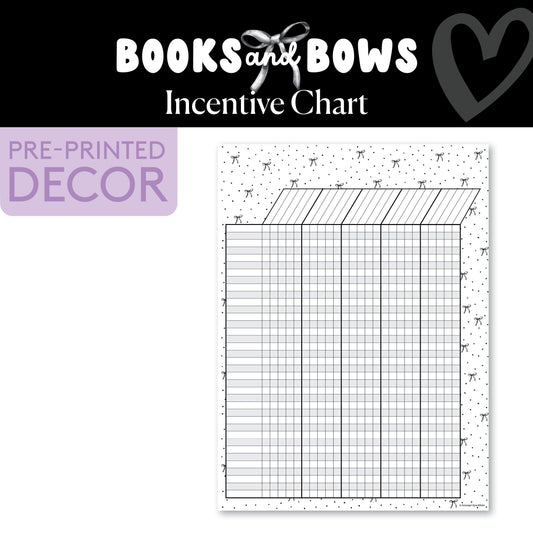 Black and White Incentive Chart