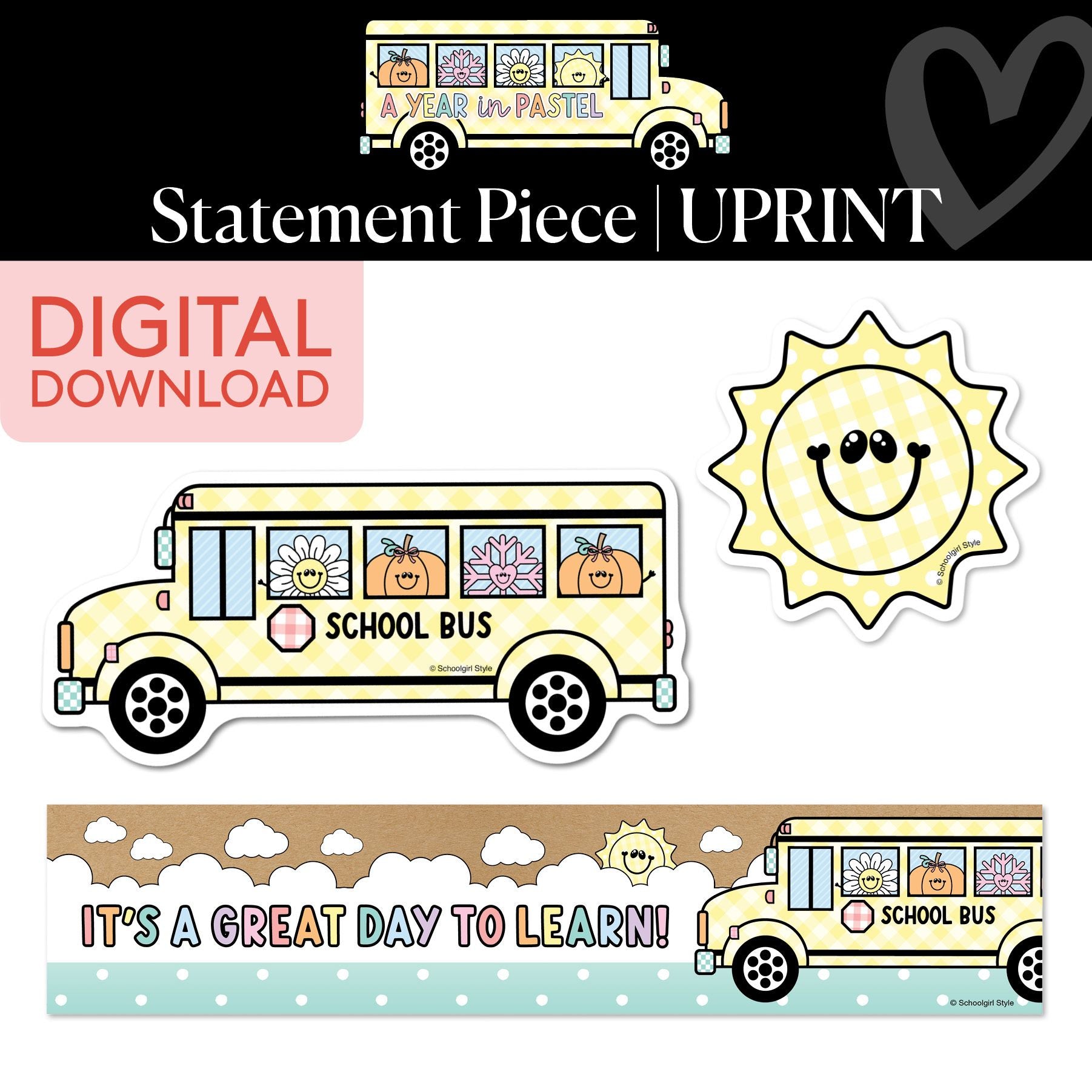 Printable Statement Piece | A Year In Pastel