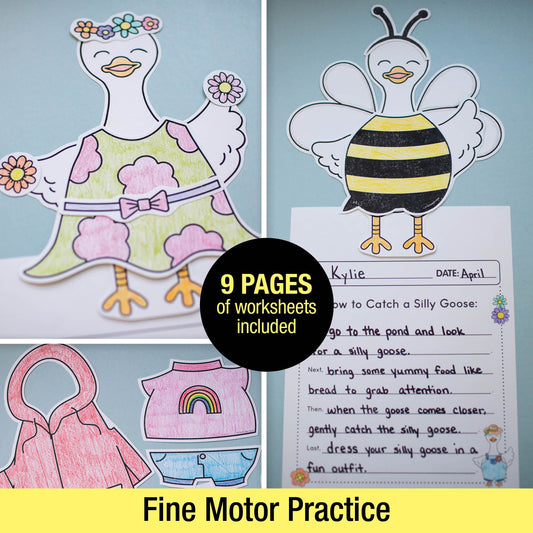 Printable April How To Catch A Silly Goose Writing Craftivity