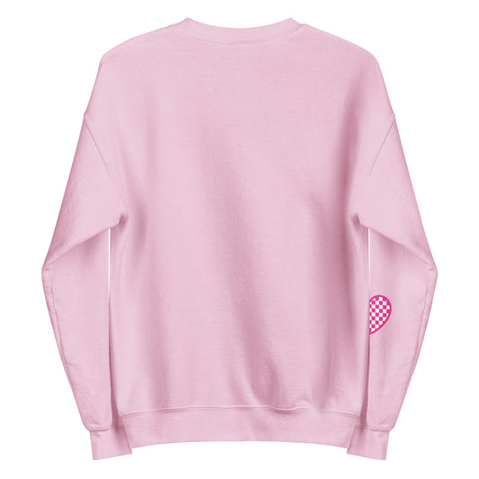 Teacher Barbie Sweatshirt | Heart on the Sleeve | Comes in white or pink