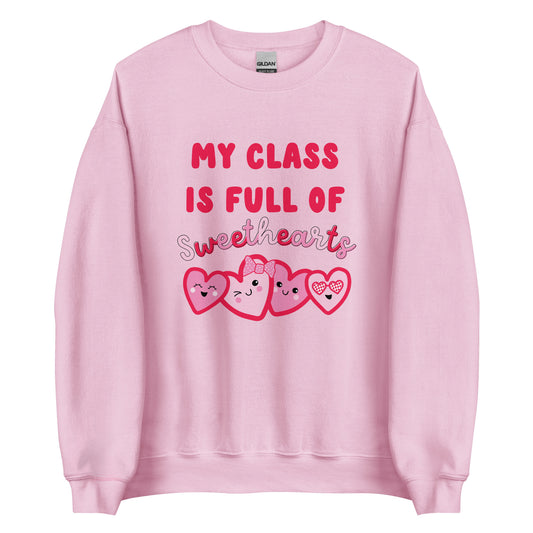 Valentines teacher sweatshirt