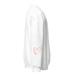 Teacher Sweatshirt | Heart on the Sleeve | white | Schoolgirl Style