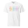 Teacher t-shirt in pastel on checkerboard | 2 colors