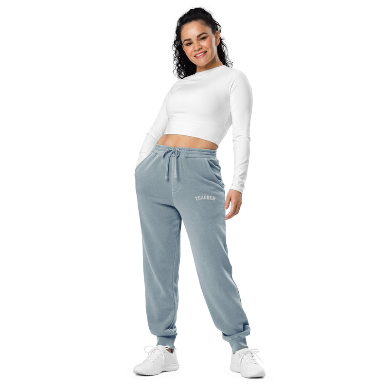 Teacher embroidered sweatpants