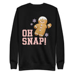 Oh Snap! Gingerbread Sweatshirt for Teachers | Black or White | Schoolgirl Style