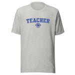 School Colors 'Teacher' T-Shirt in Royal Blue Glitter | School Spirit
