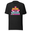 Bookworm with stack of books t-shirt | 5 colors | March is reading month