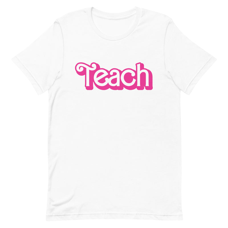 Barbie inspired Teacher T-Shirt | Comes in black, white or pink