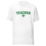 School Colors 'Teacher' T-Shirt in Green Glitter | School Spirit