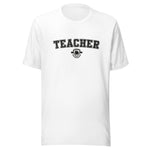 School Colors 'Teacher' T-Shirt in Black Glitter | School Spirit
