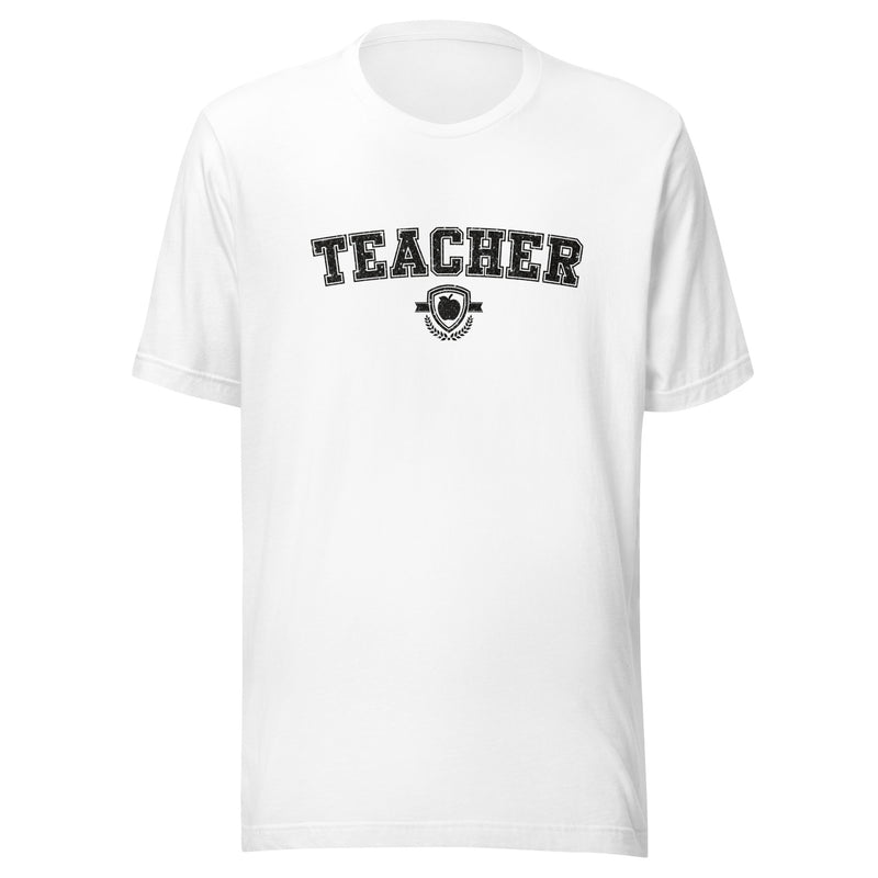 School Colors 'Teacher' T-Shirt in Black Glitter | School Spirit