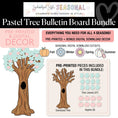 Load image into Gallery viewer, A Year In Pastel Tree Classroom Decor Bundle (Includes all 4 seasons!)

